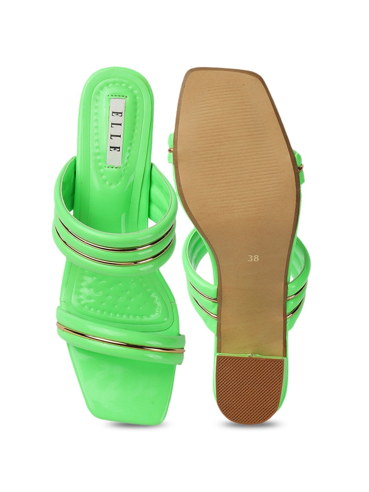 Elle Women's Lime Casual Sandals