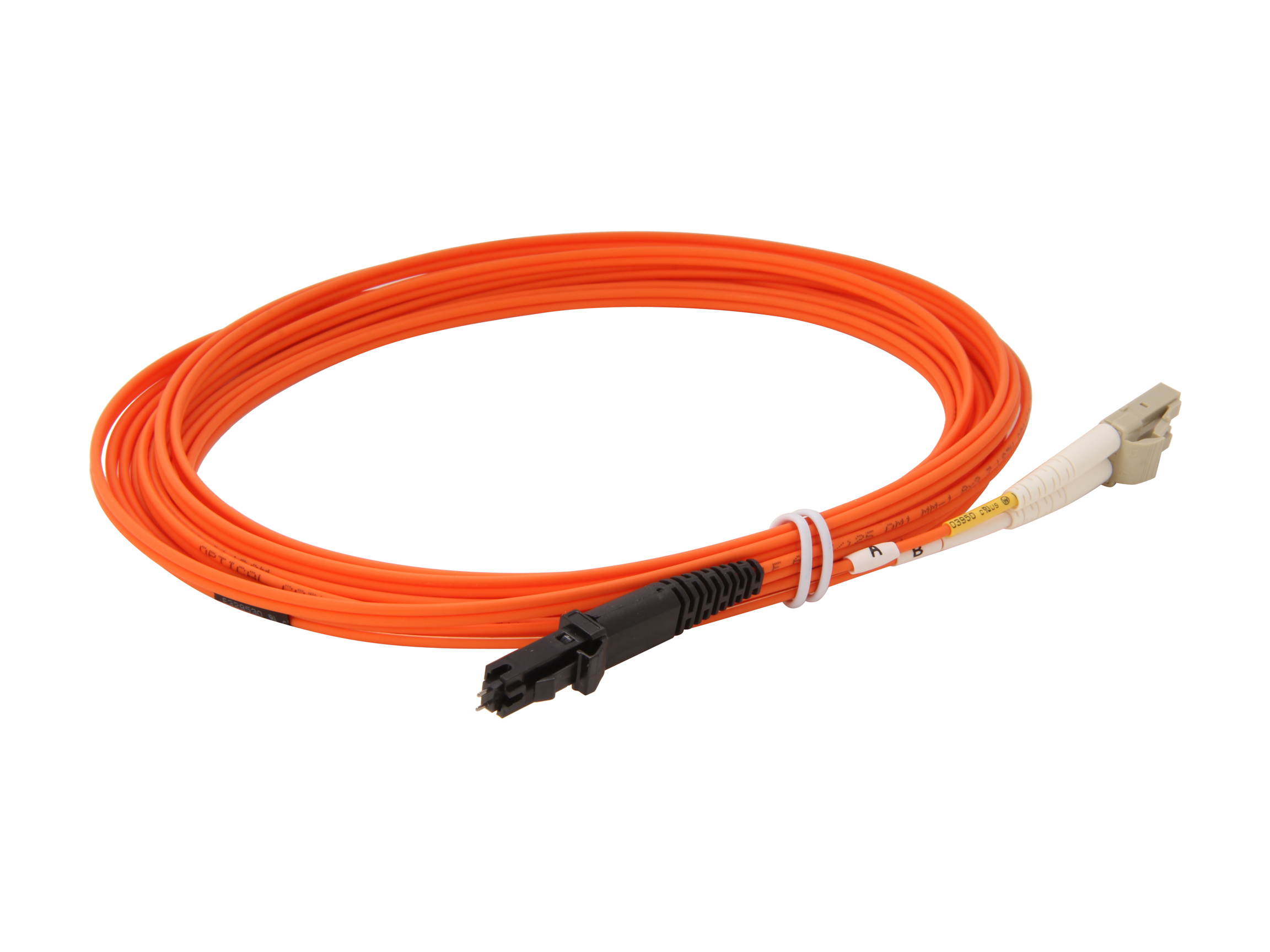Coboc CY-OM1-MTRJ/LC-5 16.4 ft. Fiber Optic Cable, MTRJ (Male)/LC, Multi Mode, Duplex (62.5/125 Type)  - Orange