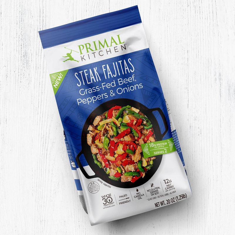 Primal Kitchen Frozen Steak Fajita Skillet - 20oz