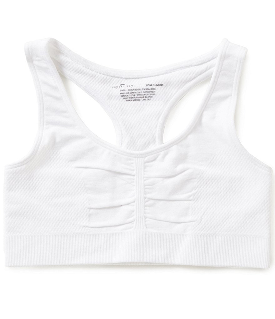 Copper Key Big Girls 7-16 Racerback Sports Bra