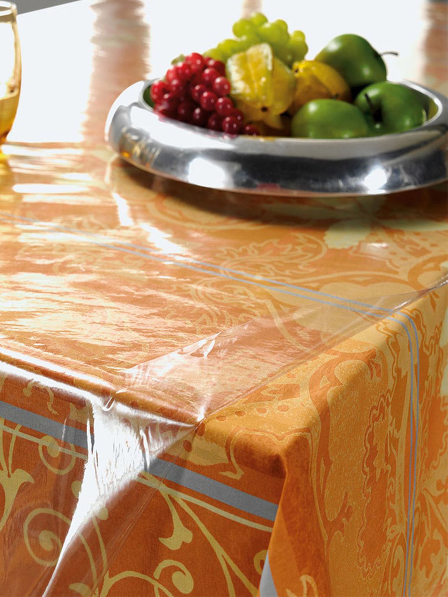 Freelance Solid Transparent PVC Set of 1 Table Cloth