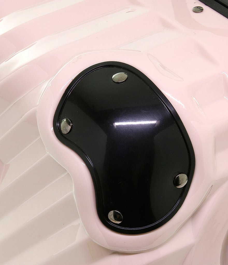 KARL LAGERFELD PARIS Chevron 20#double; Carry-on Hardside Spinner