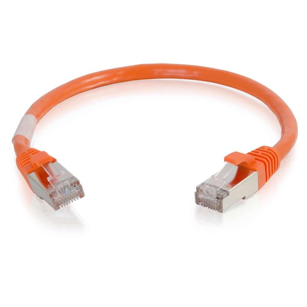 C2G 00861 Cat6 Cable - Snagless Shielded Ethernet Network Patch Cable, Yellow (3 Feet, 0.91 Meters)