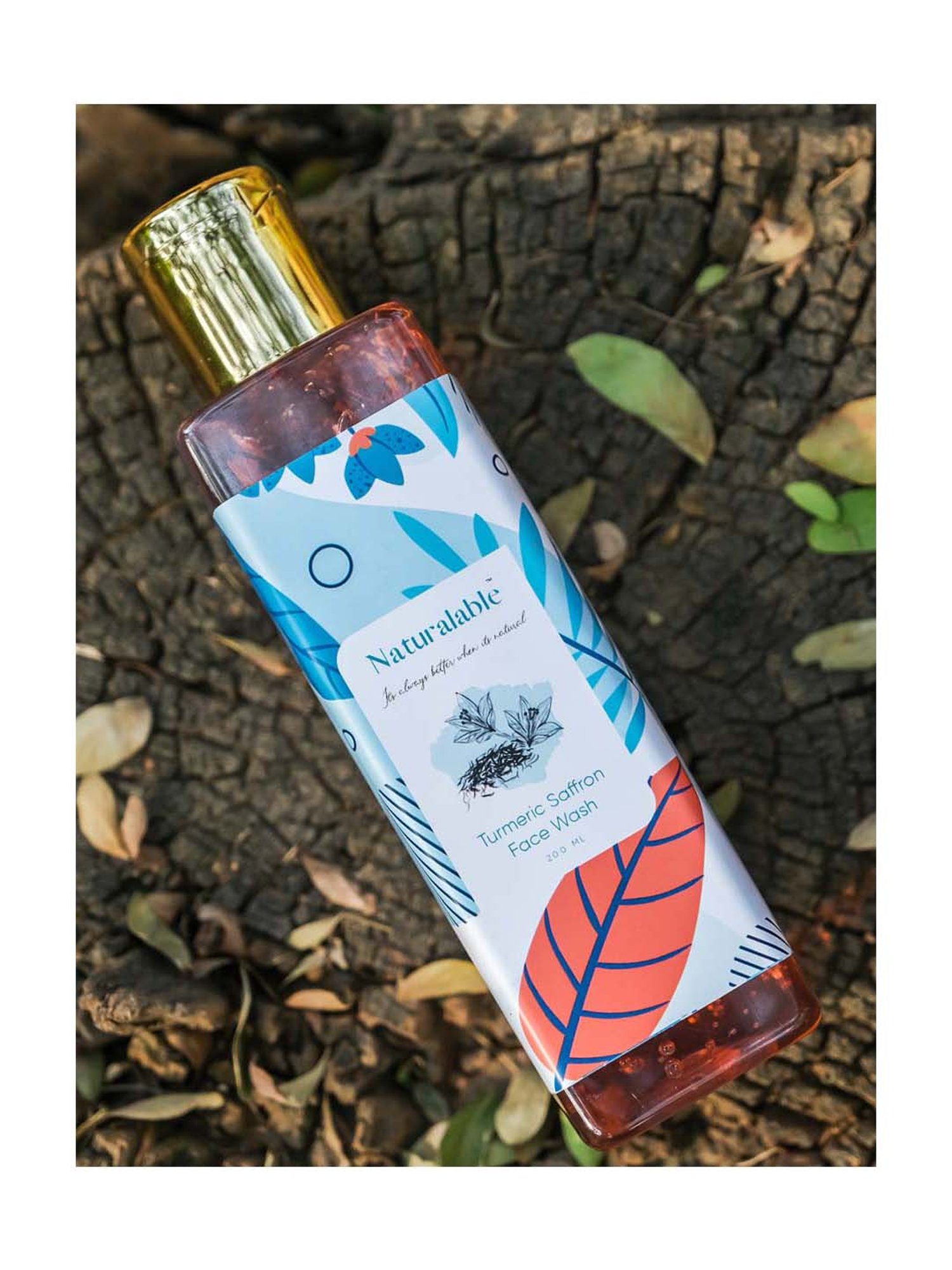 Naturalable Turmeric Saffron Face Wash - 200 ml