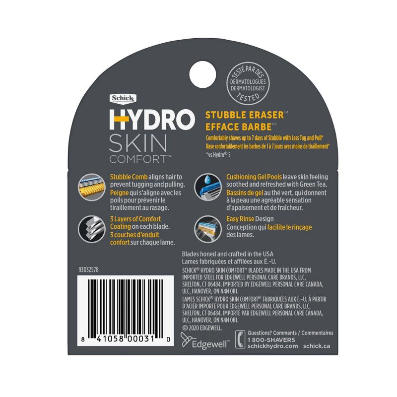 Schick Stubble Eraser Men's Razor Refills - 4ct