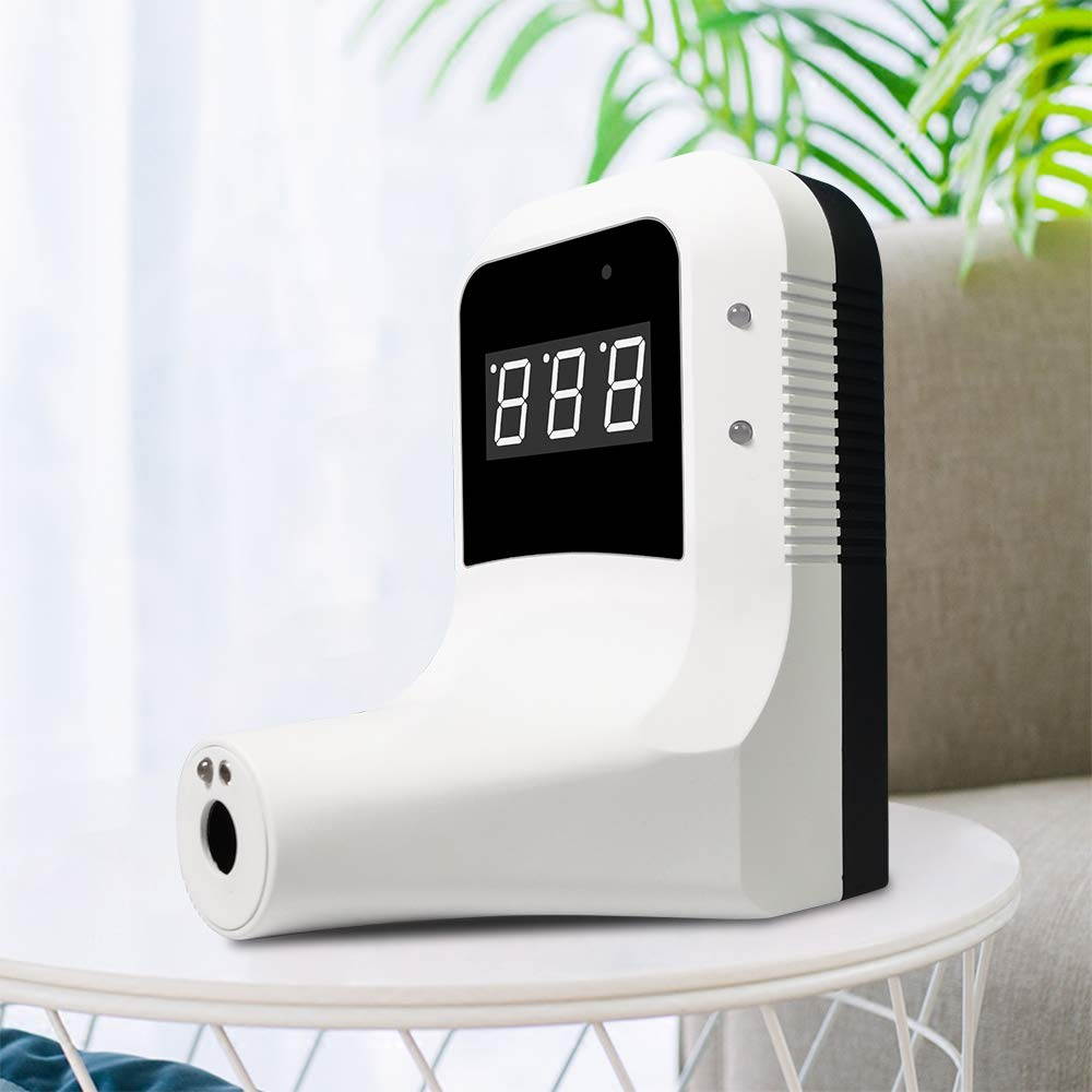 Induction Thermometer, with LED hd Display and Wall Hanging Function, Suitable for Company Offices, Restaurants, cinemas and Other Public Places(1PCS)