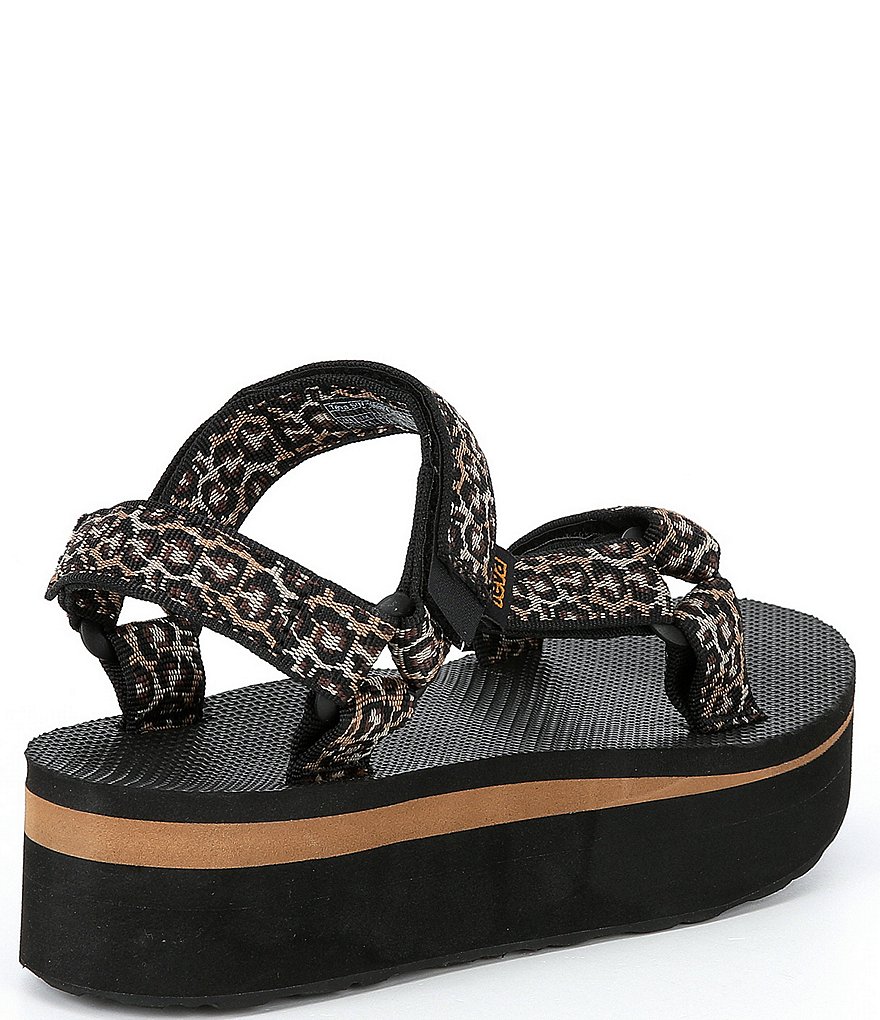 Aetrex Jillian Sport Leopard Print EVA Water Friendly Wedge Sandals