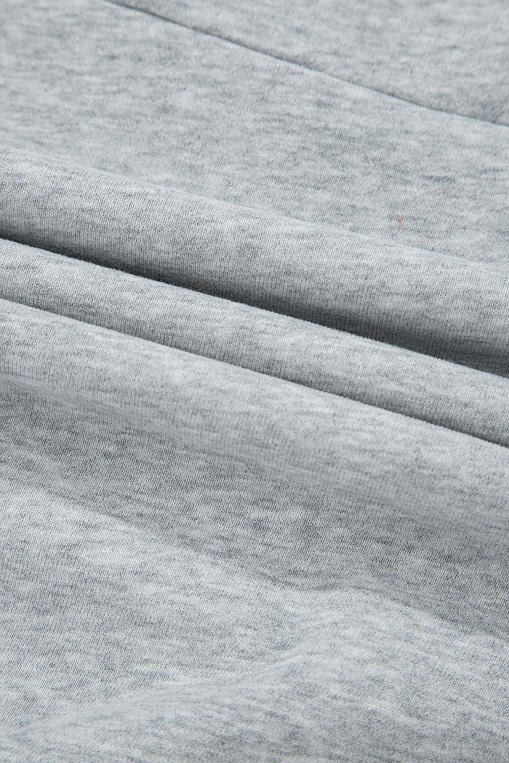 Khaki Plain Drop Shoulder Ribbed Trim Oversized Sweatshirt