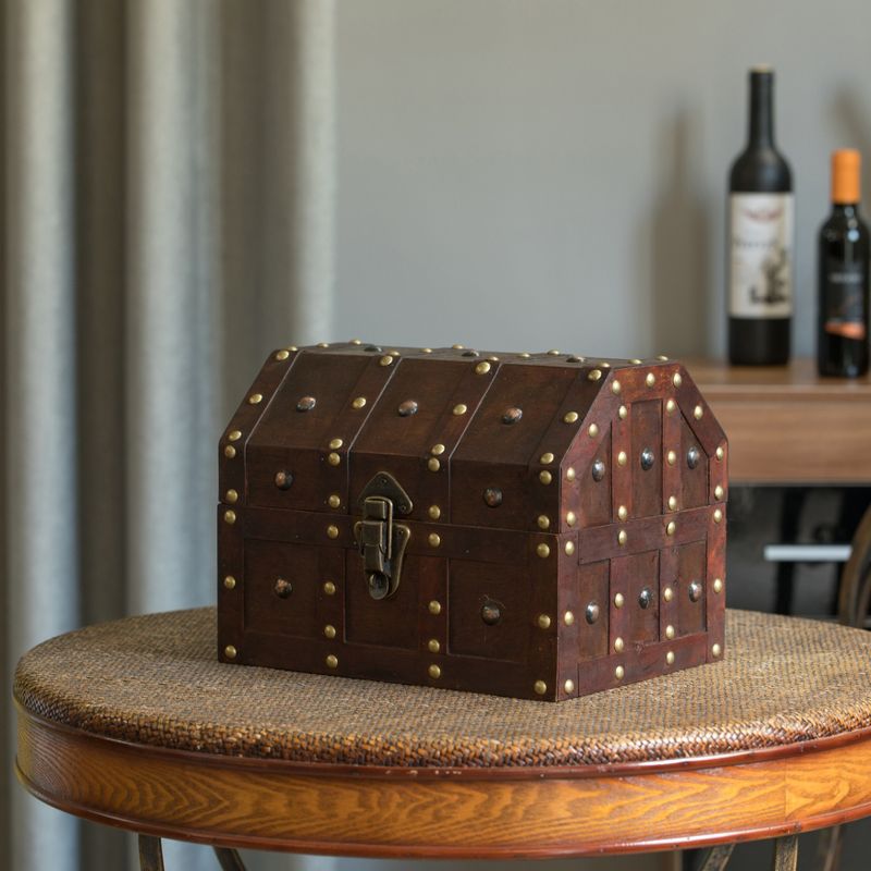 Vintiquewise Vintage Caribbean Pirate Chest