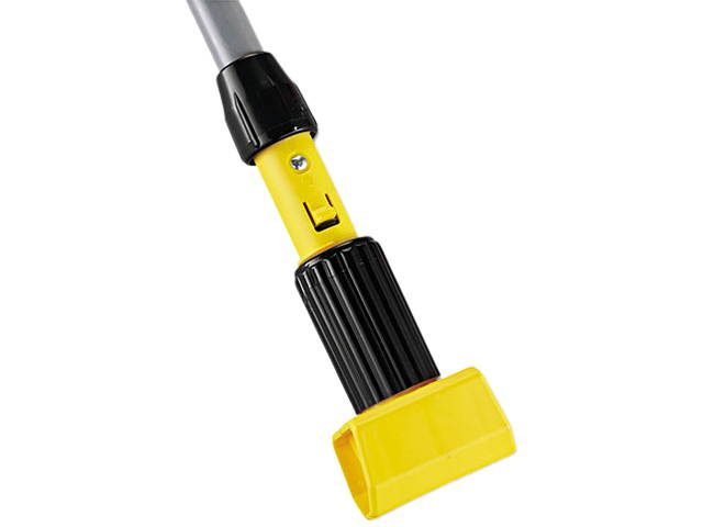 Rubbermaid Commercial RCP H245 Gripper Fiberglass Mop Handle, 54", Blue/Yellow