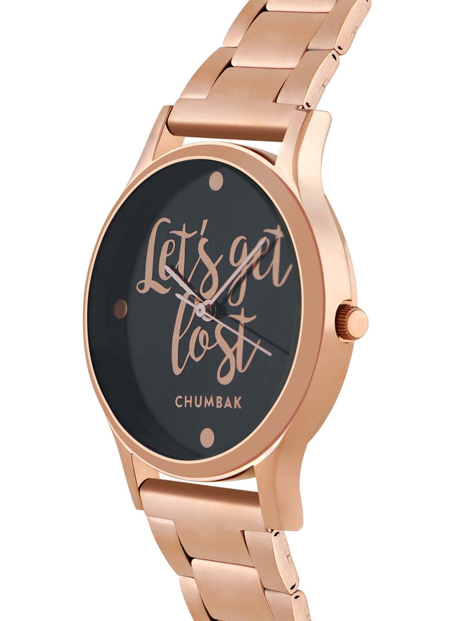 Chumbak 8907605117435 Lets Get Lost Analog Watch for Women