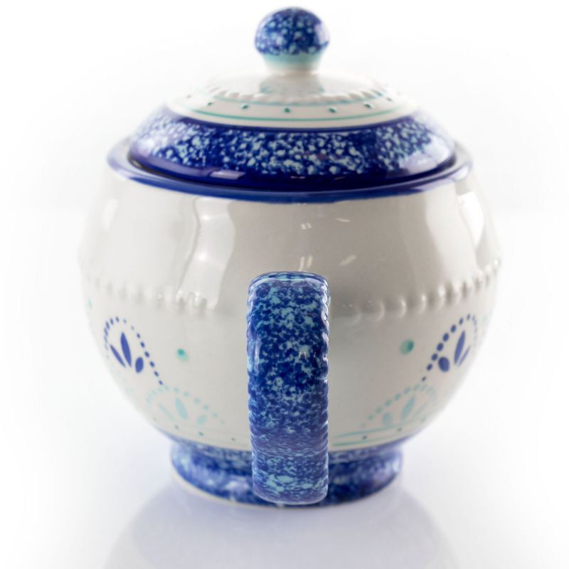Meritage Navis 9.5 Inch Ceramic Teapot with Lid