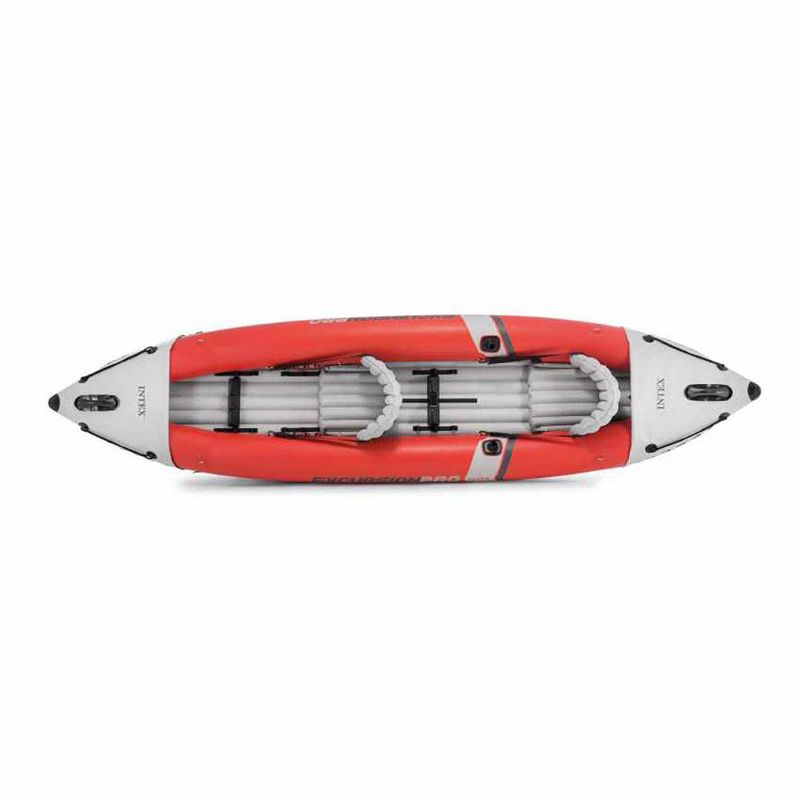 Intex Explorer 200 Inflatable 2 Person River Boat Raft Set with 2 Oars & Pump
