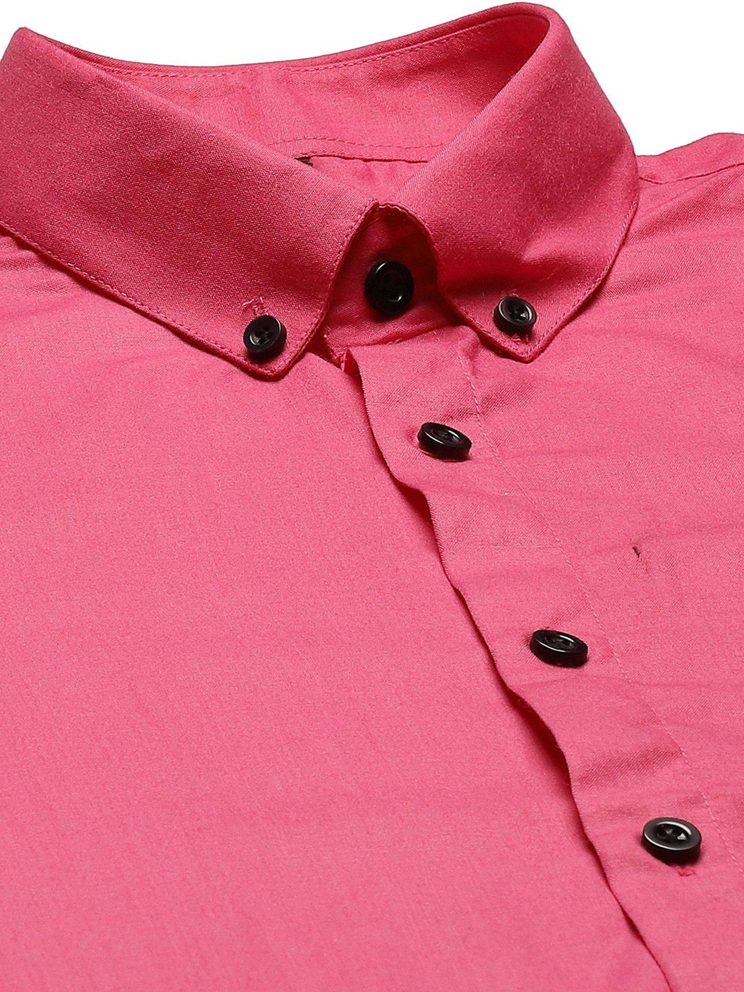 Sojanya Pink Cotton Regular Fit Shirt