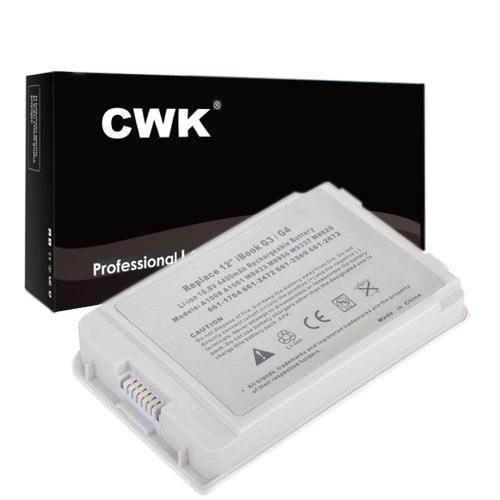 CWK&reg; New Replacement Laptop Notebook Battery for Apple iBook 12 inch G3 G4 A1061 A1008 M6497 M9337 M8956 661-2472 Apple iBook G3 G4 12" M8956 M8956G M8956G/A M9337 M9337G/A