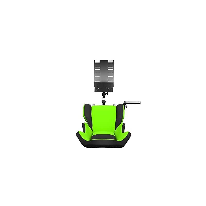 Advanced Racing Seat Driving Simulator Gaming Chair with Gear Shifter Mount Green