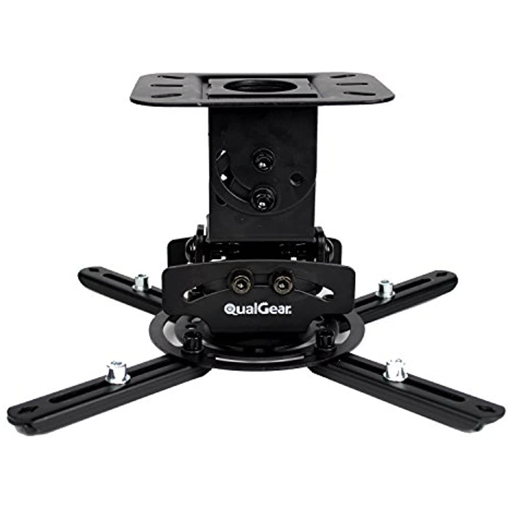 QualGear&reg; PRB-717-BLK Universal Ceiling Mount Projector Accessory