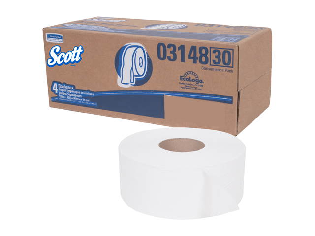 Scott Essential JRT Jumbo Roll Bath Tissue, Convenience Case