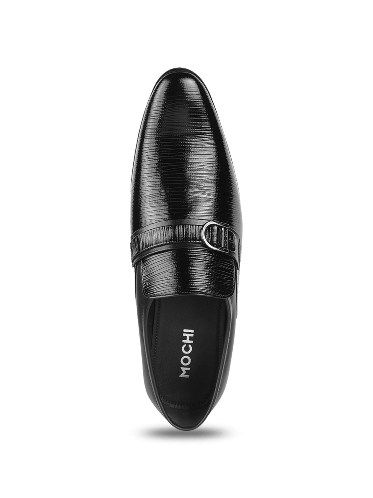 Mochi Men's Black Formal Loafers