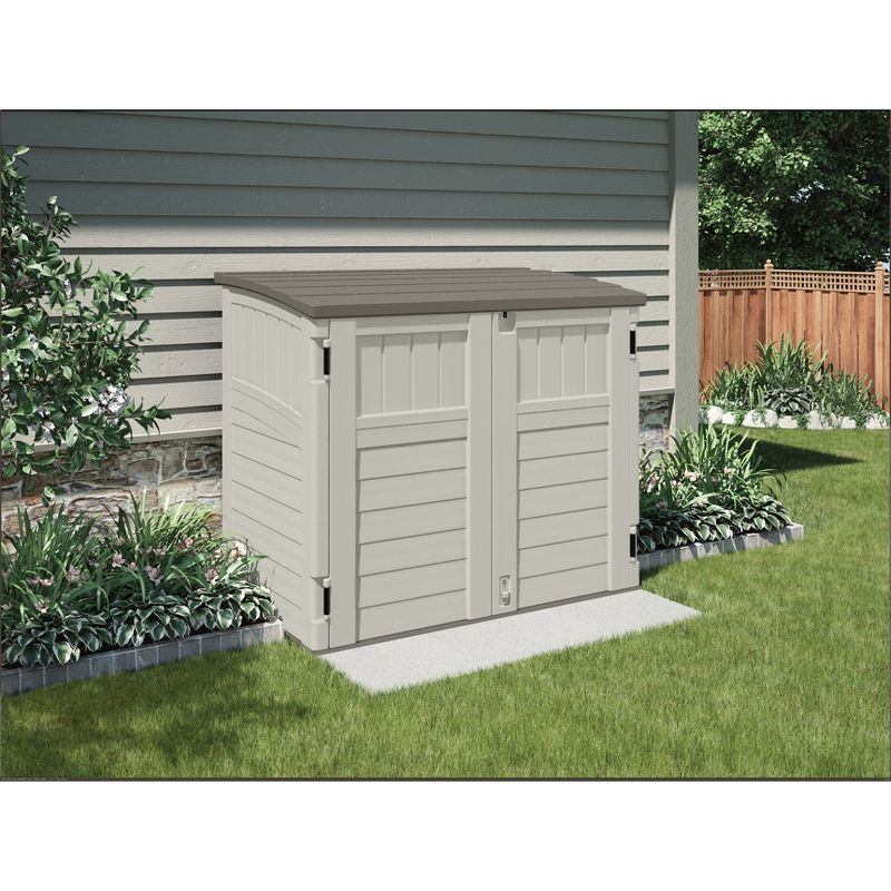 6'x 5.5' Everett Storage Shed Beige - Suncast