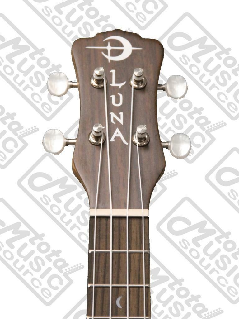 Luna Mahogany  Mo'o Concert Ukulele w/ Tuner & PC, UKE MO MAH PACK