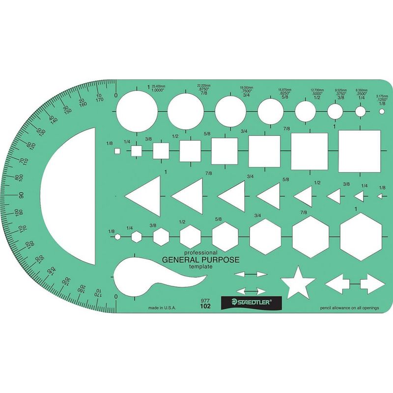 Staedtler Mars General Purpose Template 977
