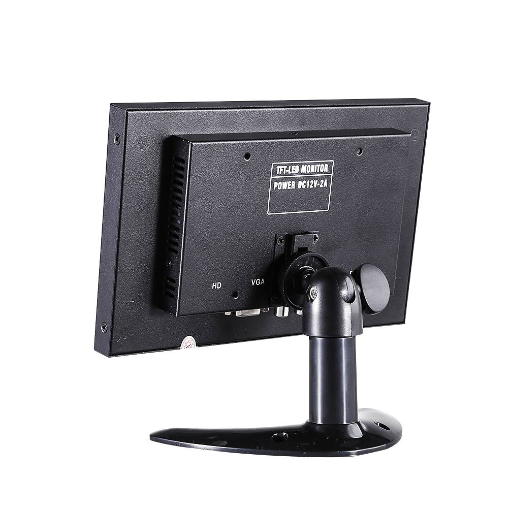 8" 16:9 HDMI Monitor, 1280X720 High-Resolution IPS Full View Display Screen Support HDMI/VGA/AV/BNC/SPEAK Input Built-in Speakers for PC TV CCTV Camera Security Raspberry pi Computer Drone Microscope