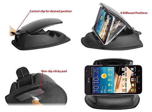 ChargerCity Hippo Series Nonslip Dashboard Beanbag Friction Mount w/Universal Smartphone Denture for Apple iPhone XR XS MAX X 8 7 Plus Samsung Galaxy S8 S9 Note Google Pixel XL LG V30 ONEPLUS Phone