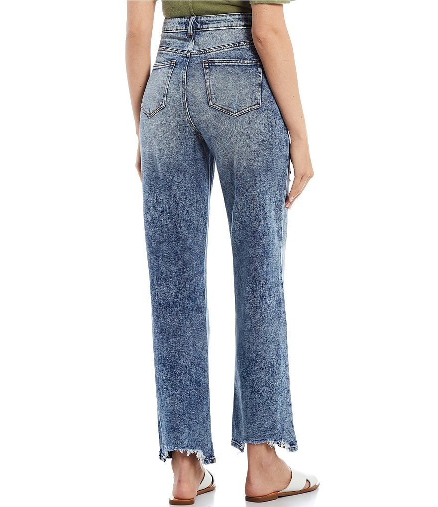 Silver Jeans Co. Highly Desirable Raw Edge Straight Jeans