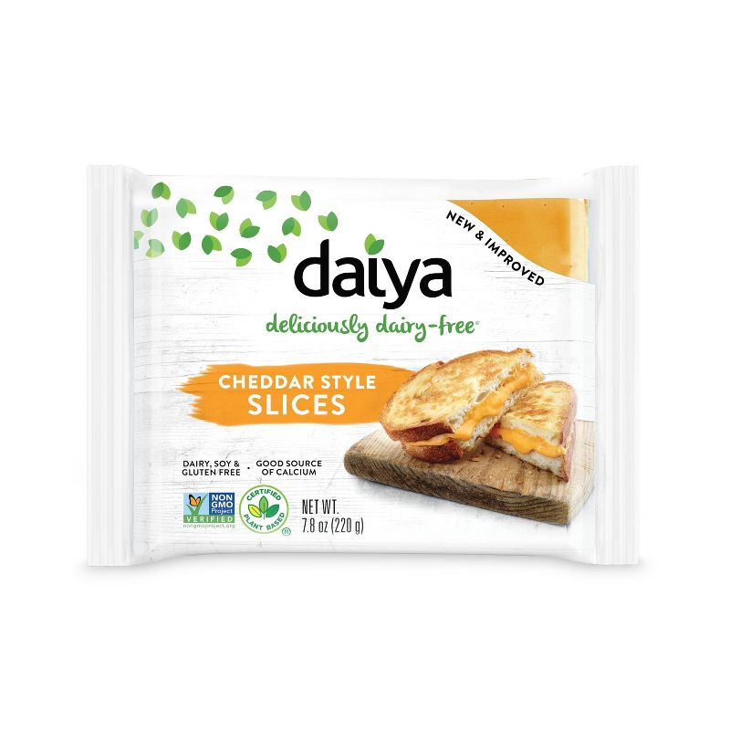 Daiya Dairy-Free Cheddar Cheese Style Slices - 7.8oz