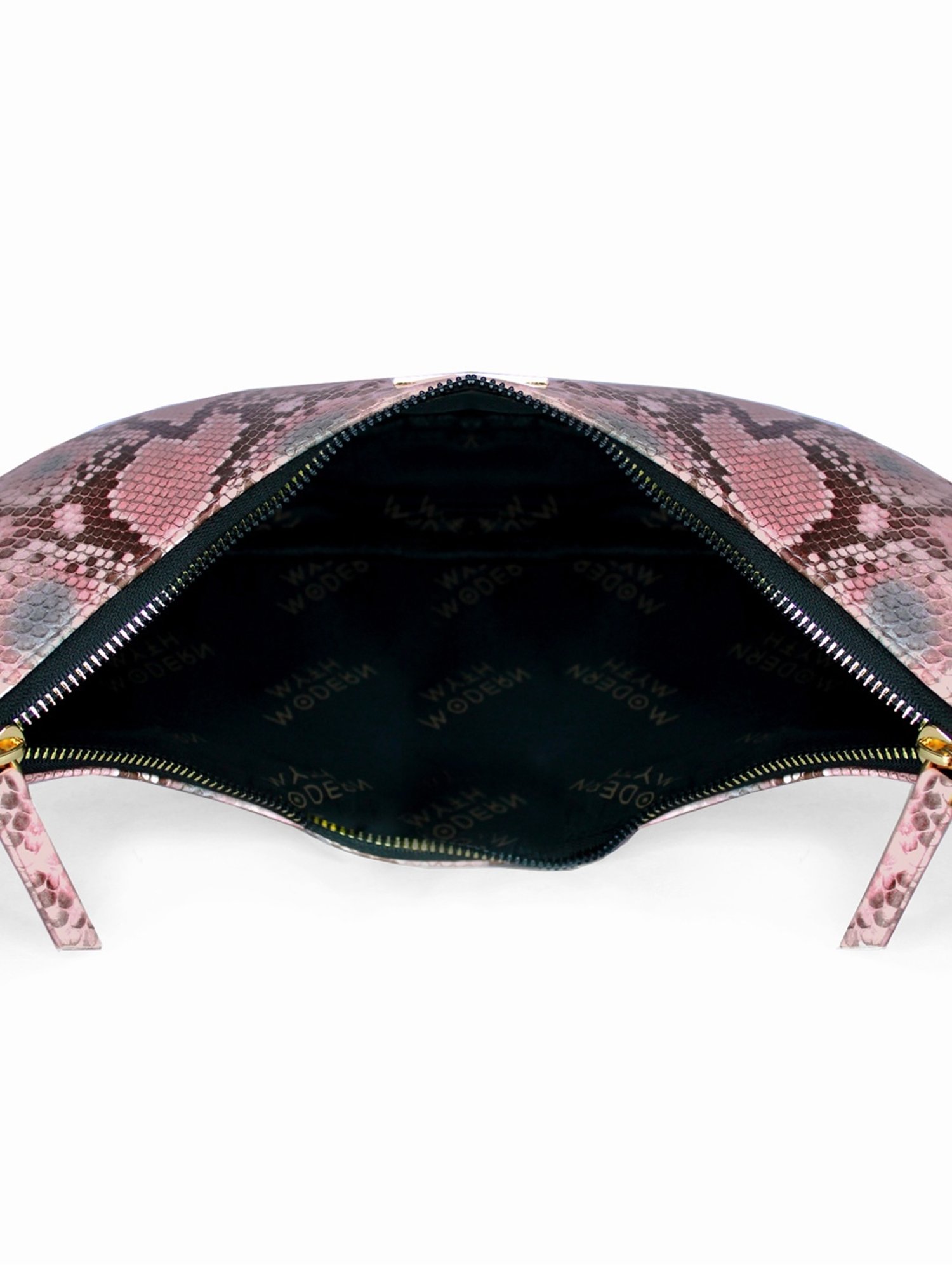 Modern Myth Pink Animal Effect Medium Hobo Bag