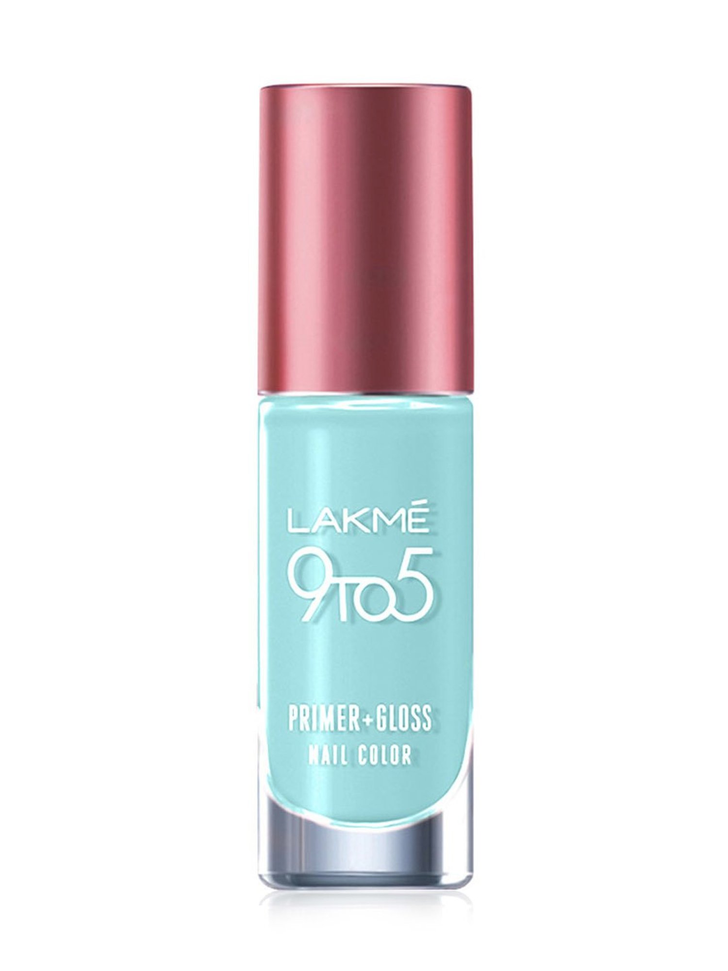 Lakme 9to5 Primer + Gloss Nail Color Sea Blue - 6 gm