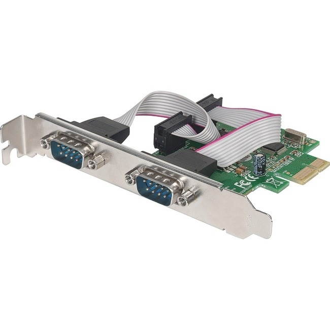 MANHATTAN SERIAL PCI EXPRESS CARD QUICKLY AND EASILY ADDS TWO DB9 PORTS TO PCI E