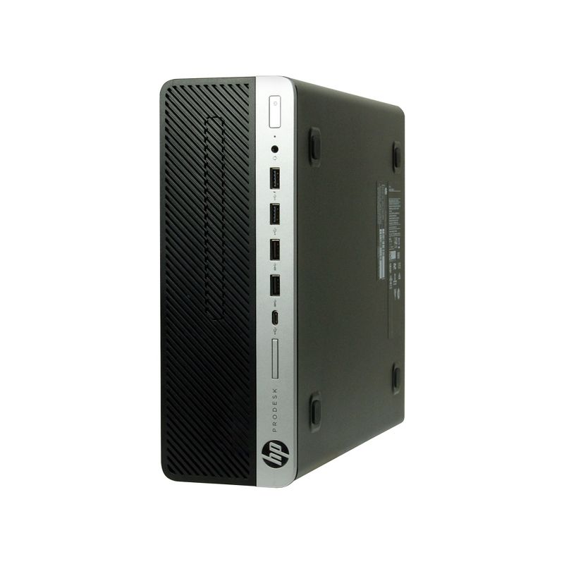 HP 600 G3-SFF Certified Pre-Owned PC, Core i7-6700 3.4GHz, 16GB Ram, 512GB SSD, DVD, Win10 Pro (64-bit) Manufactured Refurbished