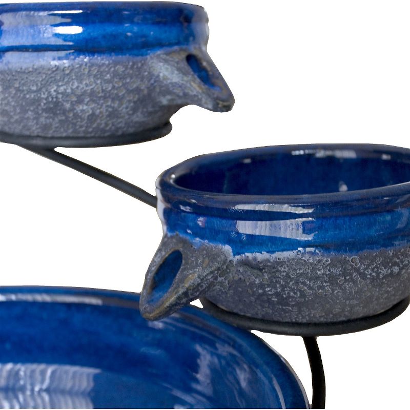 Smart Living 22" Blueberry Solar Cascade Fountain