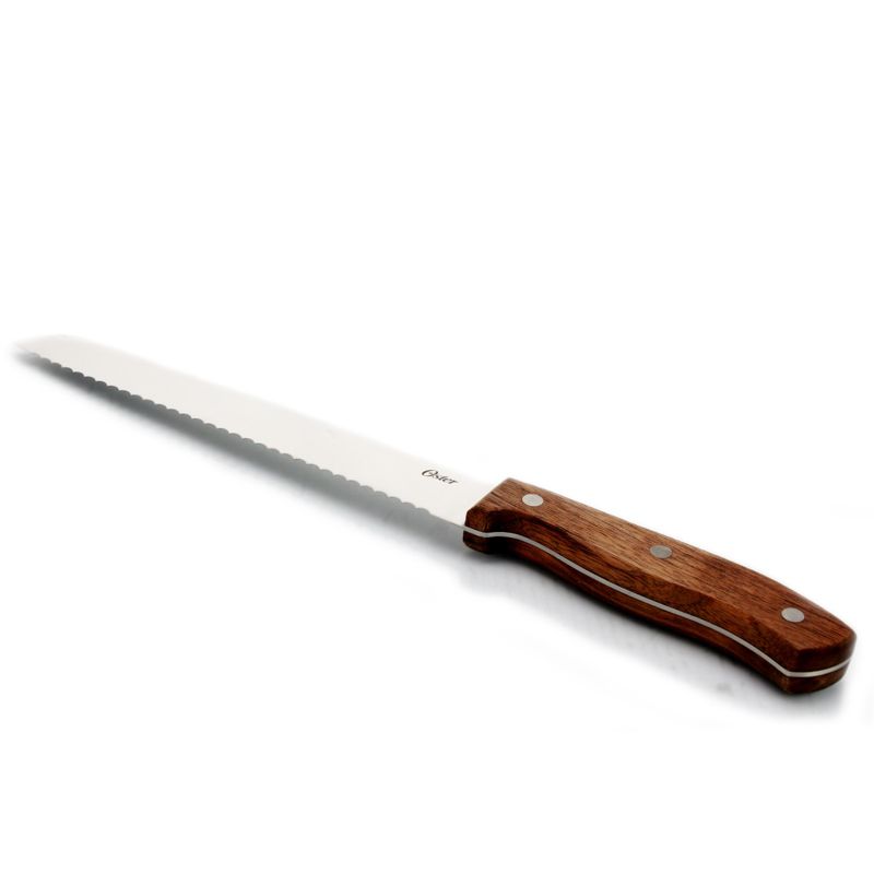 Oster Whitmore 14 Piece Stainless Steel Blade Cutlery Set with Walnut Handle