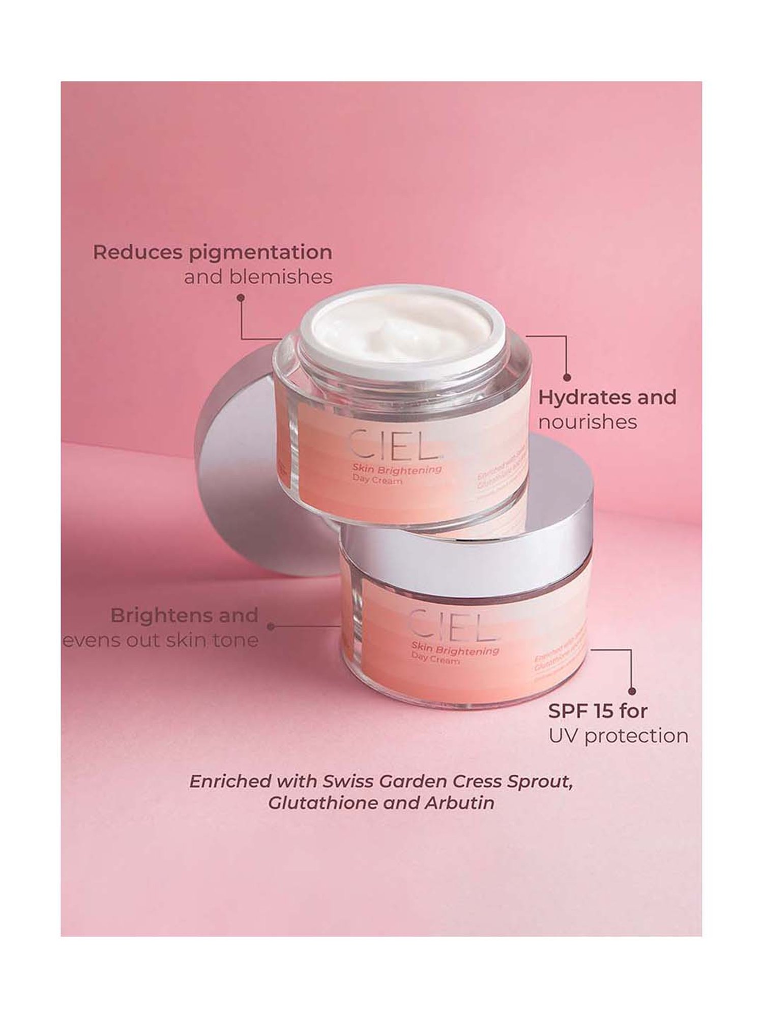 CIEL Skin Brightening Day Cream SPF 15 - 50 gm