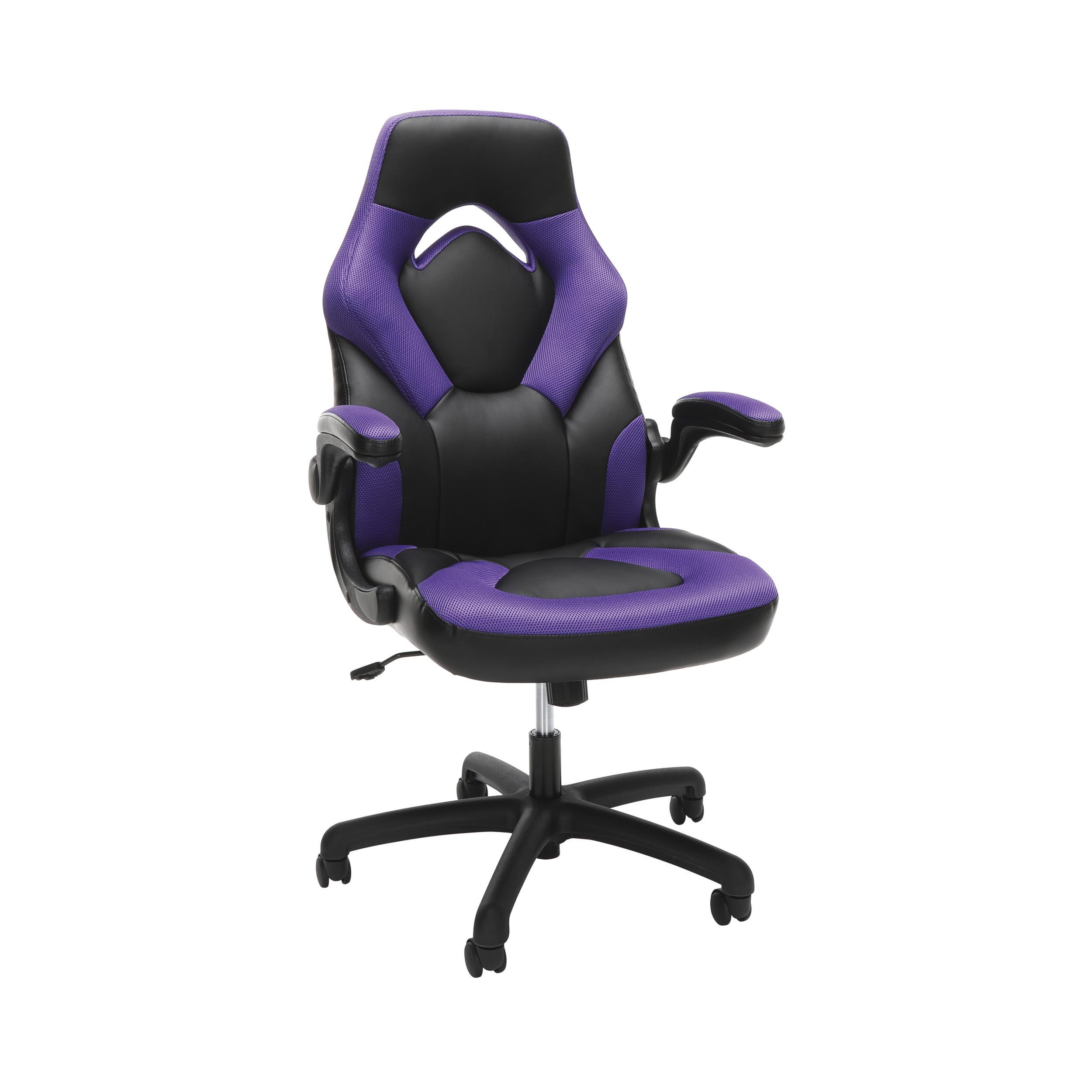 Gaming Chair, Racing Style Computer Desk Chair Padded Armrests Ergonomic Lumbar Support Adjustable Height