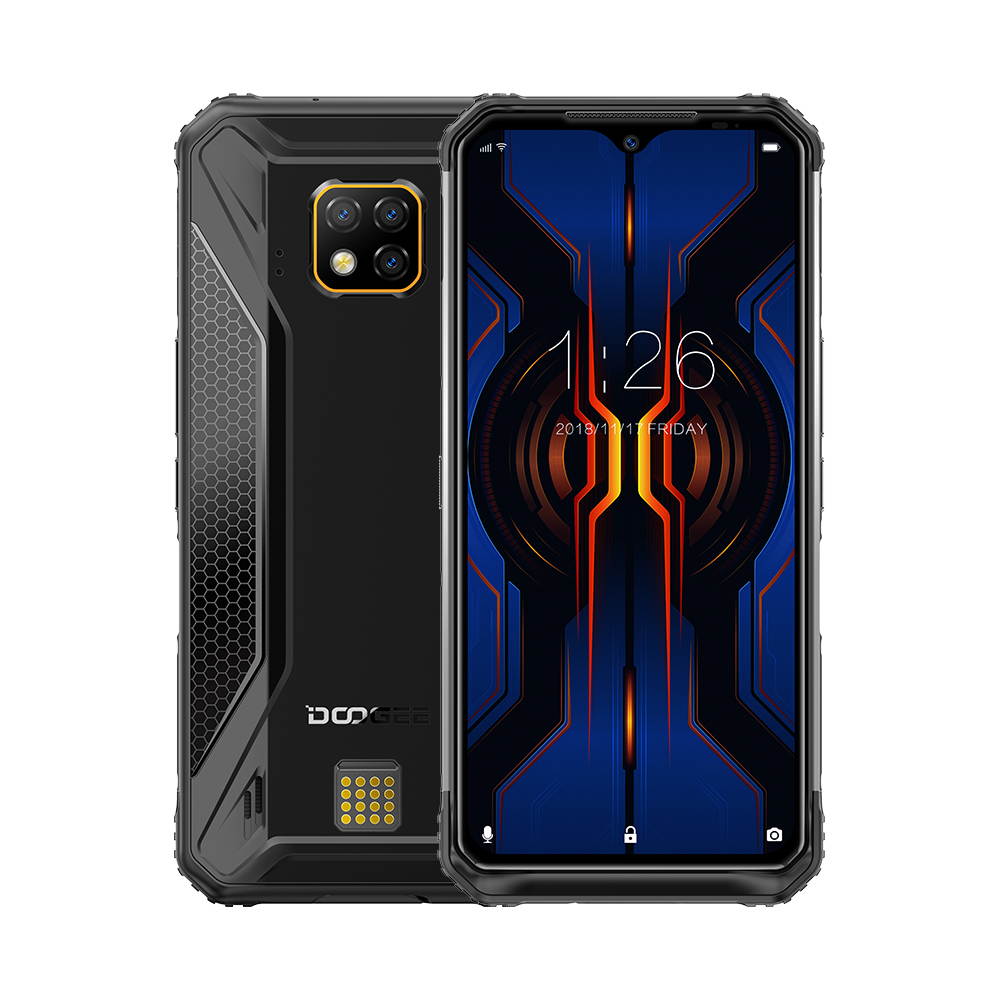DOOGEE S95 Super Rugged Smartphones Unlocked  Helio P90 48MP Triple Rear Camera 6GB RAM+128GB ROM 5150mAh IP68 Waterproof Dropproof Dust Proof 6.3" FHD+ NFC Phone