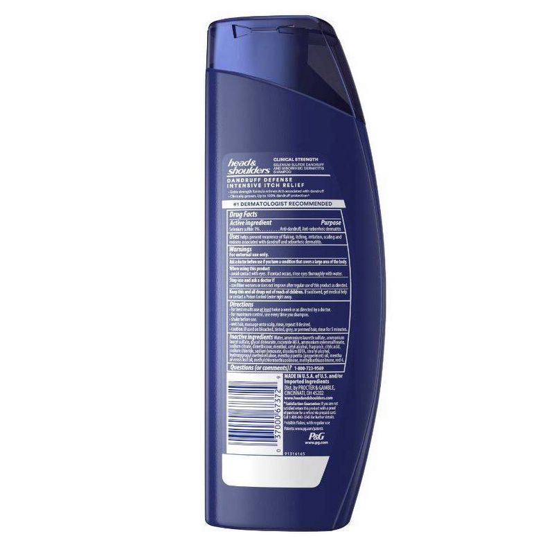 Head & Shoulders Clinical Strength Dandruff Defense Intensive Itch Relief Shampoo - 13.5 fl oz
