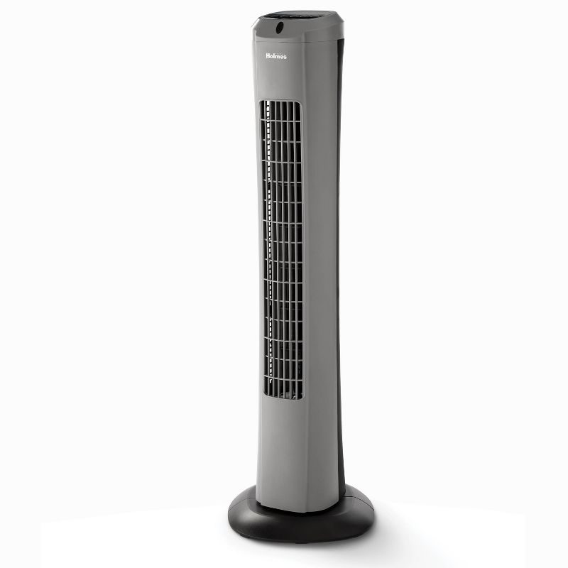 Holmes 32" Digital Tower Fan Oscillating with Remote Dark Gray