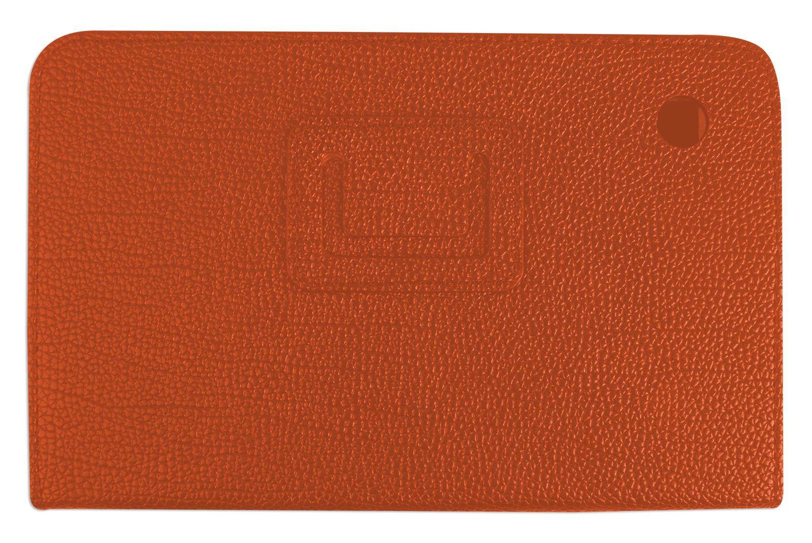 Hellfire Trading Magnetic PU Leather Case Cover for Lenovo A7-30 A3300 7" - Orange