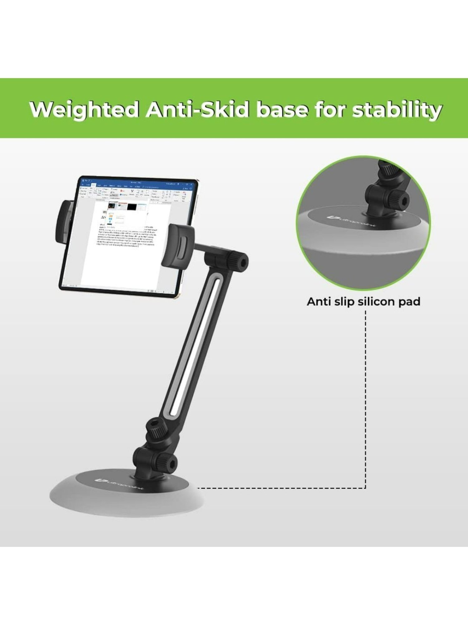 GRIPP Magic Stand Compatible for All Mobile Phones Devices (Black)