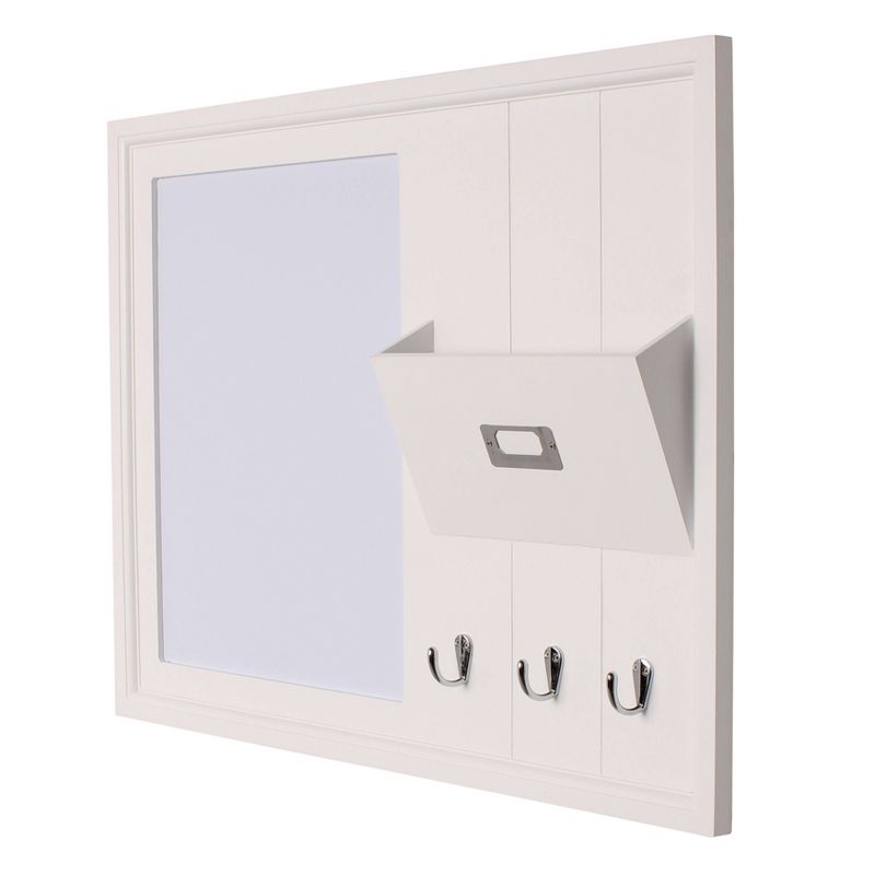 22" x 32" Cates Barn Door Wood Framed Chalkboard Rustic Brown - Kate and Laurel