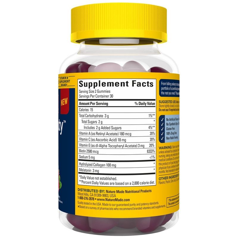 Nature Made Sleep & Beauty Gummies - 60ct