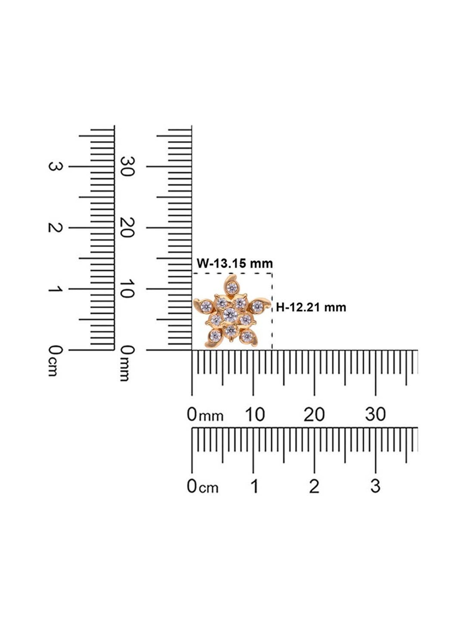 CKC Cubic Zirconia Earstuds: Sparkling Elegance