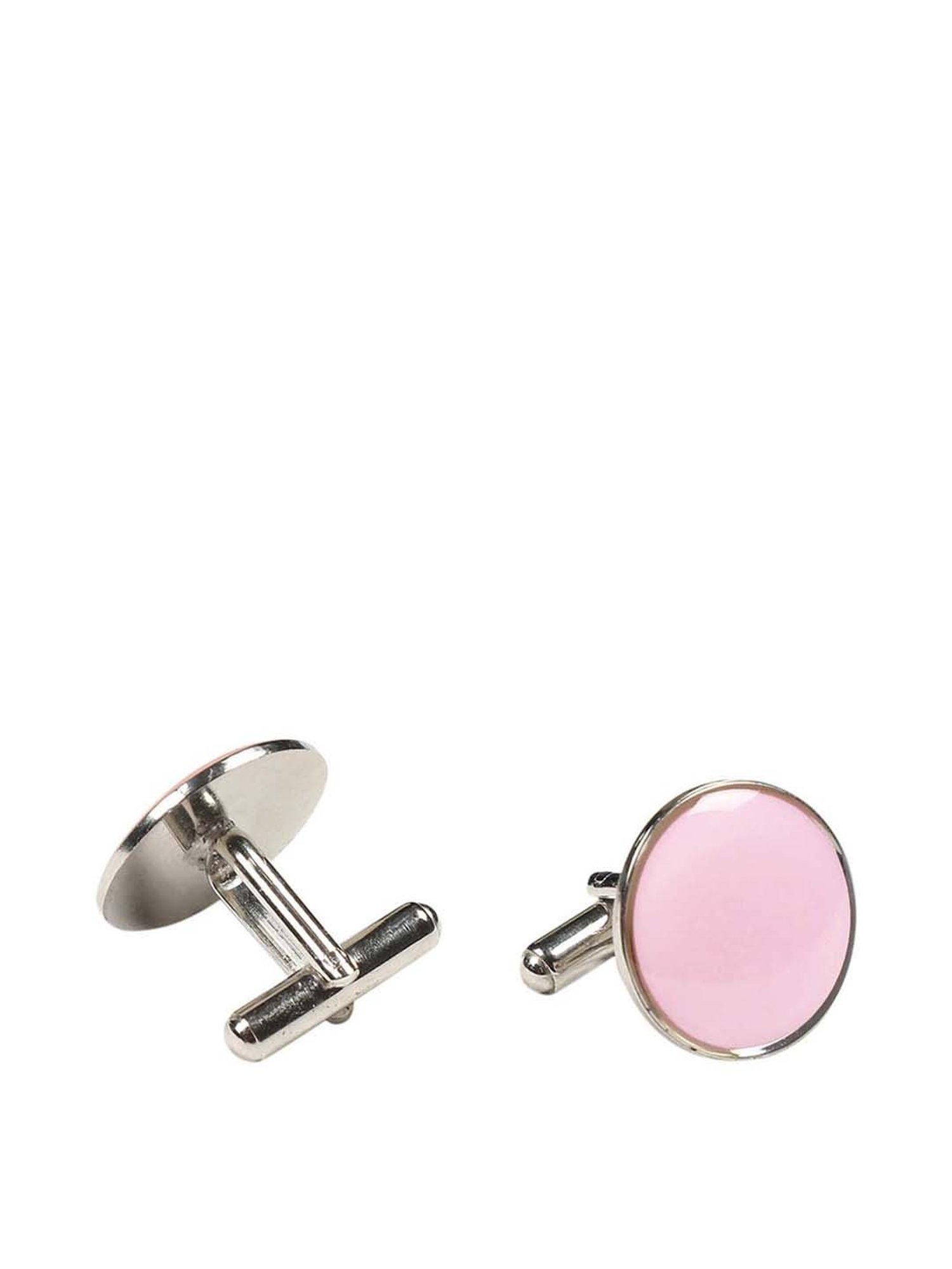 Tossido Black Woven Necktie With Pocket Square and Cufflinks