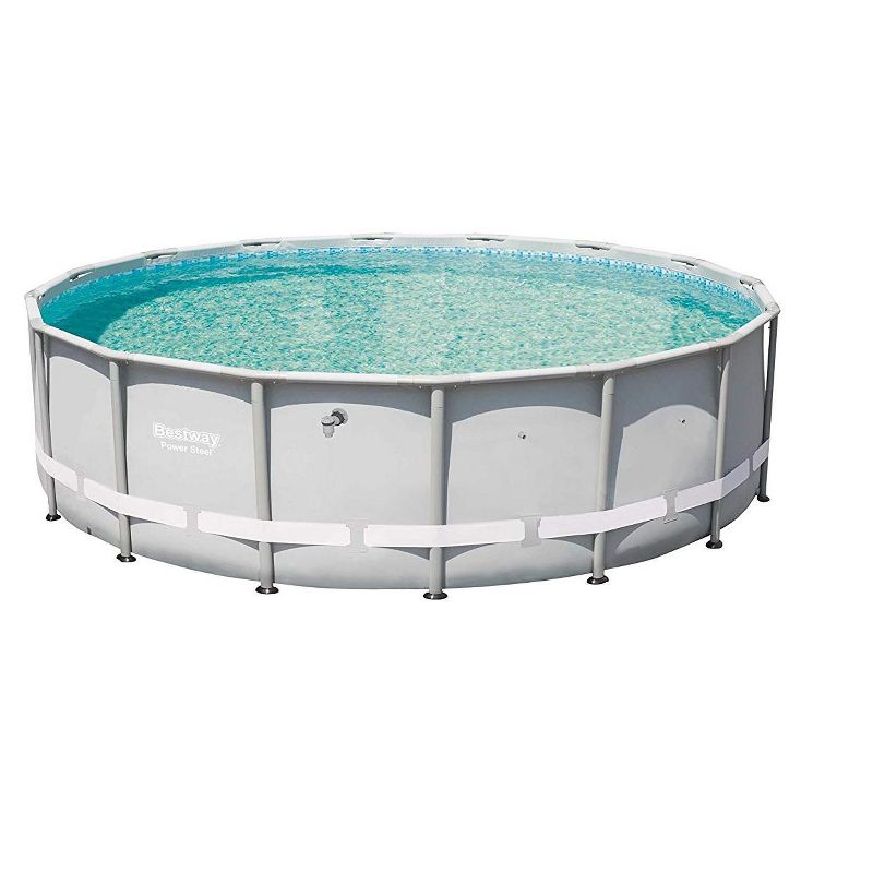 Bestway 16ft x 48in Power Steel Pro Frame Pool & Flowclear Sand Filter Pump
