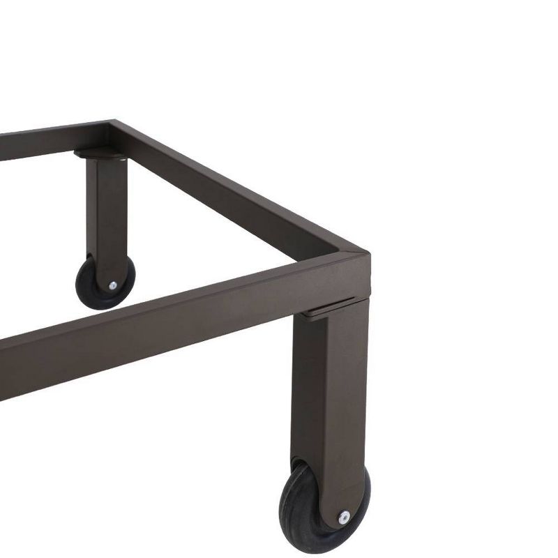 NewPort Outdoor Wicker Chaise Lounge - Dark Gray - Coaster