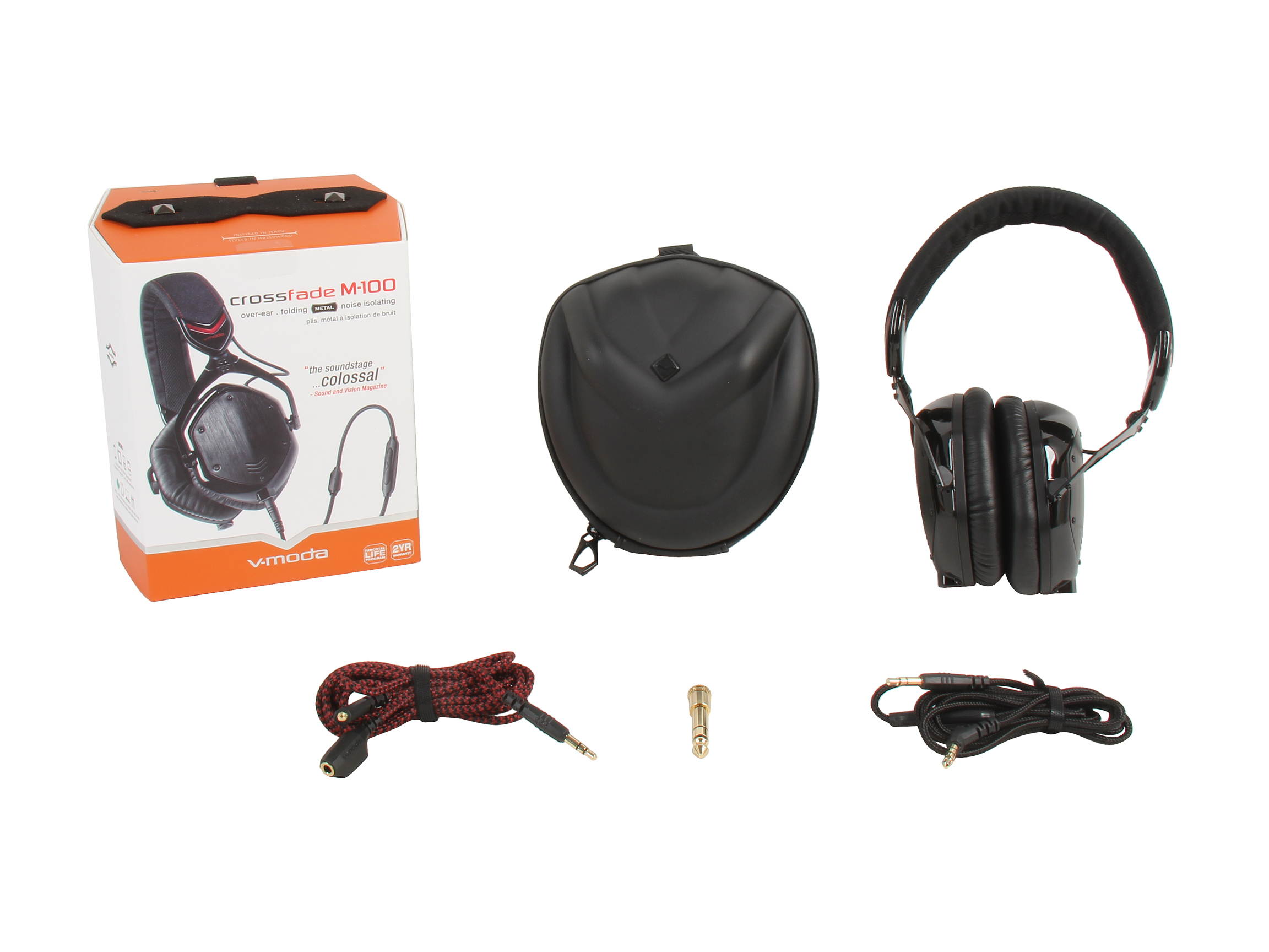 V-Moda Crossfade Shadow M-100-U-SHADOW Headphone, Shadow